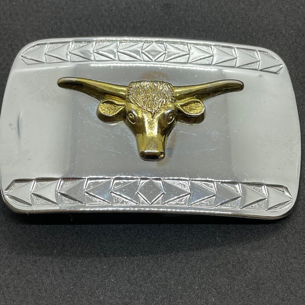 LONGHORN BULL Belt Buckle